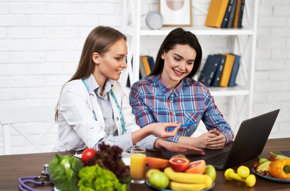 online consultation with a nutritionist